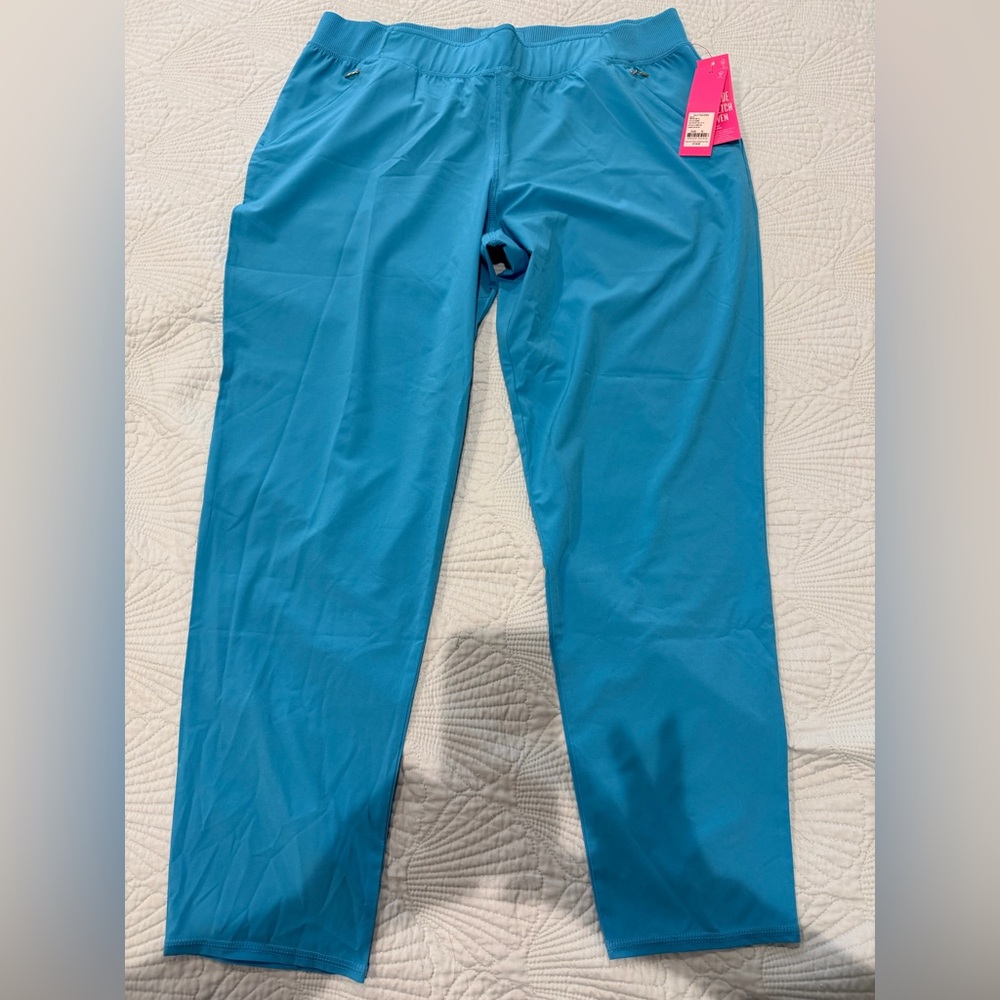 Lilly Pulitzer Run-around Blue Athletic Pants XL, NWT